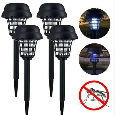  - Solar-Powered Outdoor Mosquito Repellent And Trap Lamp-4Pcs