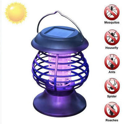  - Solar-Powered Outdoor Mosquito Repellent And Trap Lamp-Circular