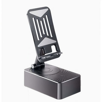 Foldable Phone & Tablet Stand With Bluetooth Speaker from B&Q