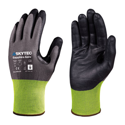 Skytec Sapphire Aero Lightweight Comfort Fit Cut Resistant Safety Work GlovesSize 10Xl from B&Q