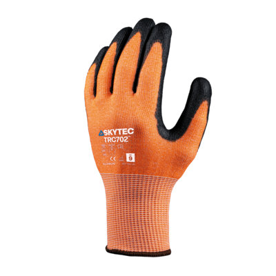 Skytec Trc702 Tricolore Lightweight Mechanical Medium Cut Protection Pu Palm Grip Safety GlovesSize 7S from B&Q