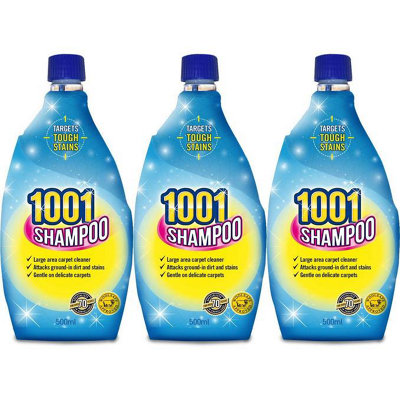 1001 Carpet Shampoo (Pack Of 3) 500Ml