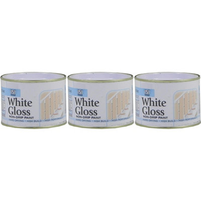 151 Non Drip White Gloss180MlHard DryingHigh BuildHigh Performance (Pack Of 3)