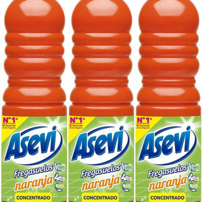 Asevi General Purpose Cleaner 1L (Orange) (Pack Of 3) Orange