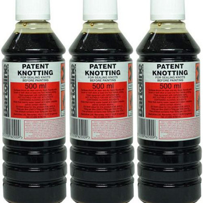 Bartoline Patent Knotting 500Ml                   55625000 (Pack Of 3) from B&Q
