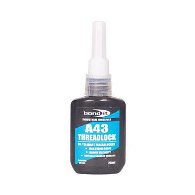 Bond it Bond-It A43 Threadlock Industrial Adhesive 25Ml from B&Q