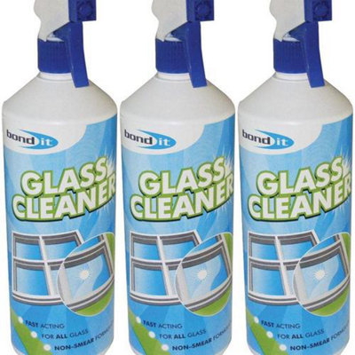 Bond It Glass And Window Cleaner 1Ltr (Pack Of 3) from B&Q