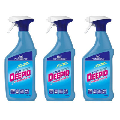 Deepio Professional Degreaser Spray 750Ml (Pack Of 3) from B&Q