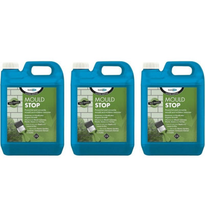 Bond It Mould Stop 2.5LMould And Mildew Remover Pack Of 3 from B&Q