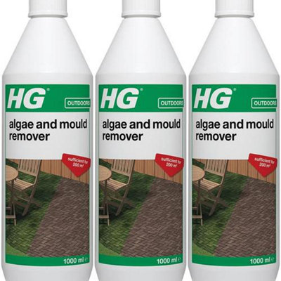 Hg Algae And Mould Remover 1 Litre (181100106) (Pack Of 3) from B&Q