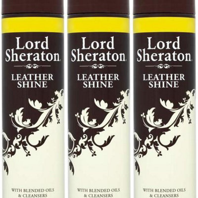 Lord Sheraton Leather Shine 300Ml (Pack Of 3) from B&Q