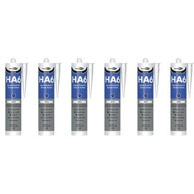 Bond It Premier Ha6 Marine Silicon Sealant White 310 Pack Of 6 from B&Q