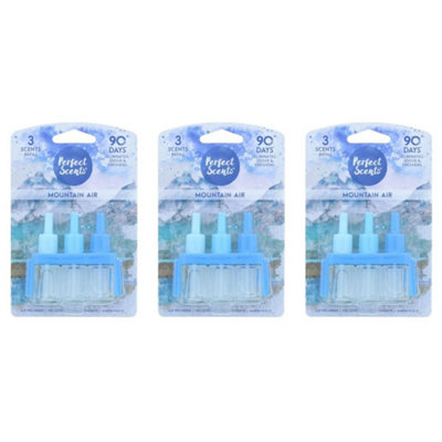 B&Q Perfect Scents Mountain Air, Air Freshener Refill, 20Ml (Pack Of 3)