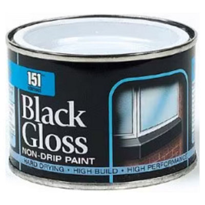 151 Non Drip Paint Black Gloss 180Ml