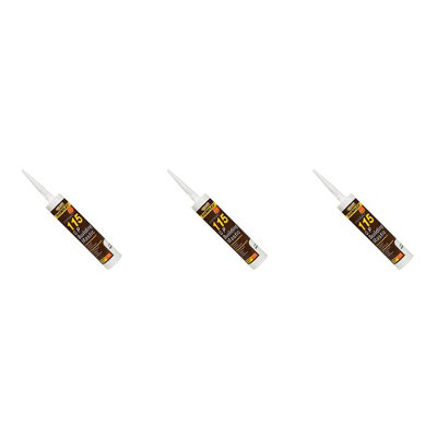 Everflex 115 Contract Gp Building Mastic, White, 285 Ml (Pack Of 3)
