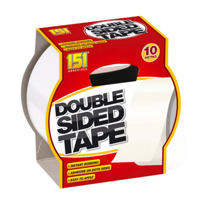 151 Products Double Sided Tape 48mm X 10M (Red One) from B&Q