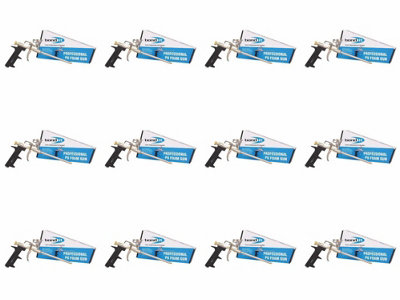 Bond It Ag1 Professional Pu Foam Gun (Silver) (Pack Of 12) Silver