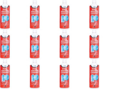 Bond It Pvcu Fast Acting Solvent Cleaner Clear1L (Red Bottle) Bdc003(N) (Pack Of 12) from B&Q