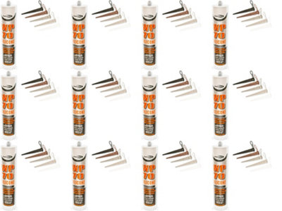 Bond It Wp70 Silicone Sealant Low Modulus Neutral Cure (Pack Of 12) Black