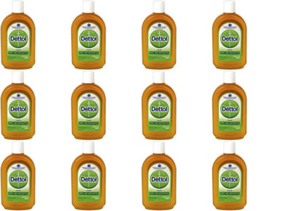 Dettol Original Liquid Antiseptic Disinfectant, (Pack Of 12) 500Ml