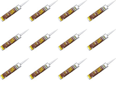  115 General Purpose Building Mastic Pointing Sealant Grey 310Ml (Pack Of 12)