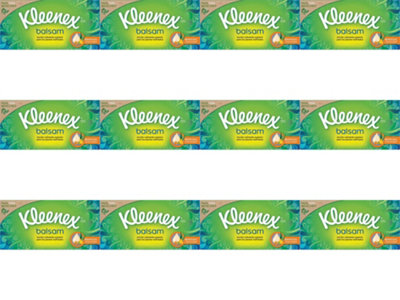 Kleenex Balsam Tissues Box (Pack Of 12)