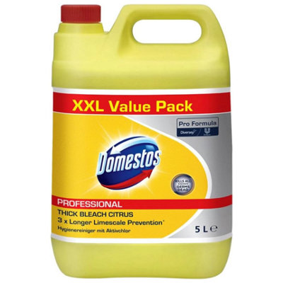 Domestos Professional Bleach Citrus Fresh 5L from B&Q