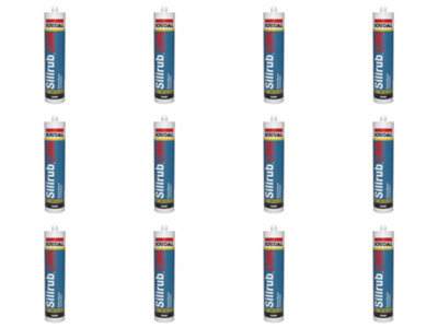 Soudal Silirub Lmn Neutral Silicone300Ml Brown (Pack Of 12) from B&Q