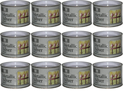 151 Metallic Paint 180Ml Silver (Pack Of 12)