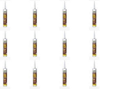  Everflex 115 Contract Gp Building Mastic, Brown, 285 Ml Masbn(N) (Pack Of 12)