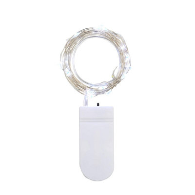 Battery Powered Fairy String Light In White 5 Meters 50 Led