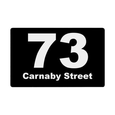 Personalised House Sign Made From Aluminium Customise With Any Number And Street Name 280 X 160mm (Black) from B&Q