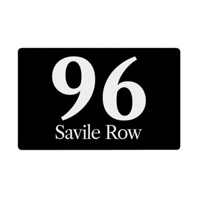 Personalised House Sign Customise With Any Number And Street Name 200 X 130mm Aluminium (Black) from B&Q