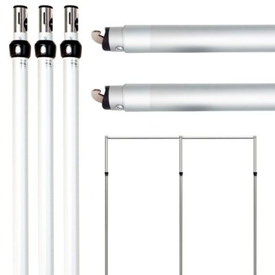 Neel Blue 6Ft X 10Ft Pipe And Drape Photography Backdrop Stand Upright & Crossbar For Stage Decor3X6M from B&Q