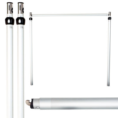 Neel Blue 6Ft X 10Ft Pipe And Drape Photography Backdrop Stand Upright & Crossbar For Stage Decor3X3M from B&Q