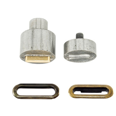 Neel Blue 10mm Oval Eyelets Fixing Dies For Green Machine Hand PressFixing And Fastening ClothesFabrics from B&Q