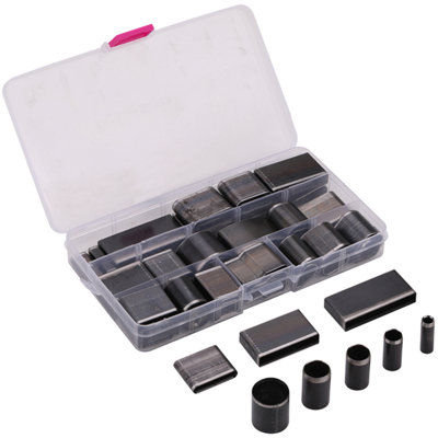 Neel Blue 52Pcs Hollow Punch Set, Hole Cutting Tools For Leathercrafts, Shape Hole Cutters