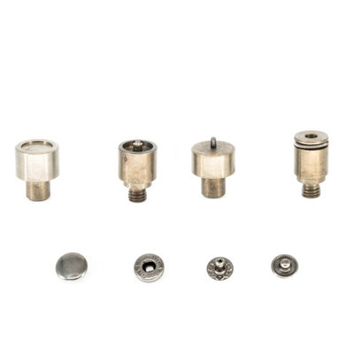 Neel Blue Press Studs Fixing Dies Set Suitable15mm from B&Q