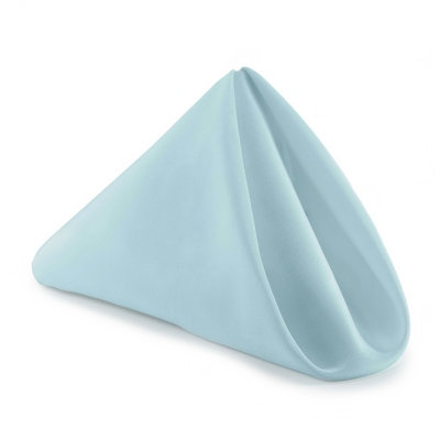 B&Q -  20 Inch Polyester Table NapkinsReusableWrinkle-Resistant Cloth NapkinsBaby Blue