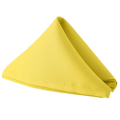 B&Q -  Sunshine Cotton Polyester Napkins With Hemmed Edges20 Inch