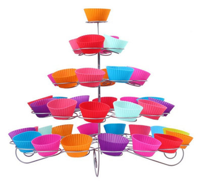 B&Q -  5 Tier Metal Cupcake StandCupcake Holder For Party Table Decoration