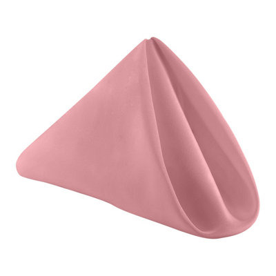 B&Q -  20 Inch Polyester Table NapkinsReusableWrinkle-Resistant Cloth NapkinsDusty Pink