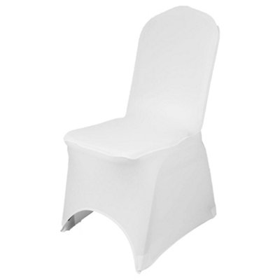 Neel Blue White Spandex Chair Cover Stretch Fabric Removable Washable Slipcovers220Gsm from B&Q