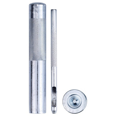 B&Q -  9mm Double Cap Rivets Fixing Hand Tool SetTubular Rivets Setting Tool For Diy CraftsSewing