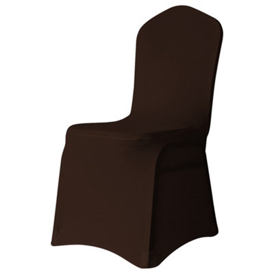 Neel Front Flat Chair Cover For Wedding Decoration, Choclate - Pack Of 1 Blue