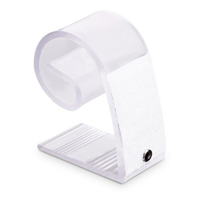 Neel Blue Set Of 12 Plastic Tablecloth Clips With Hook & Loop StripsTable Skirt Clips4.5Cm X 2.5Cm X 4.5Cm from B&Q