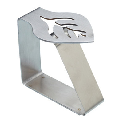 Neel Blue 4Pcs Leaf Shape Tablecloth Clips Stainless Steel Table Cloth Clamps from B&Q