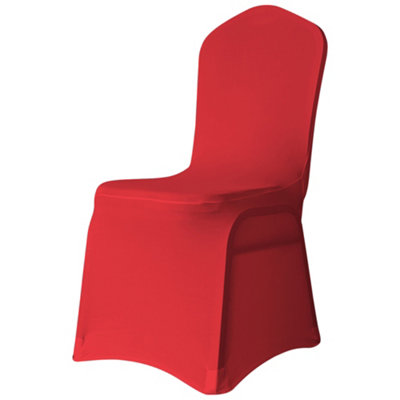 Neel Front Flat Chair Cover For Wedding Decoration, - Pack Of 1 Blue/Red