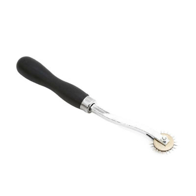 Neel Blue Leather Stitching Groover & Creaser Hand Tool Roller For Diy Crafts from B&Q