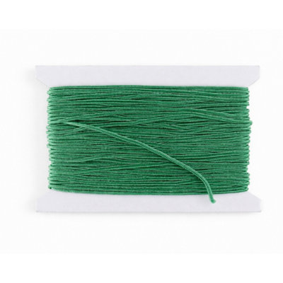 B&Q -  Green Nylon Cord 1.2mm Braided Rope10 Metres
